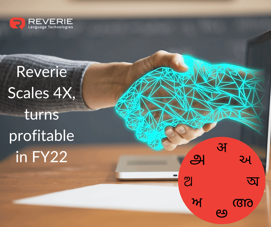 Reliance-backed Reverie scales 4X, turns profitable in FY22