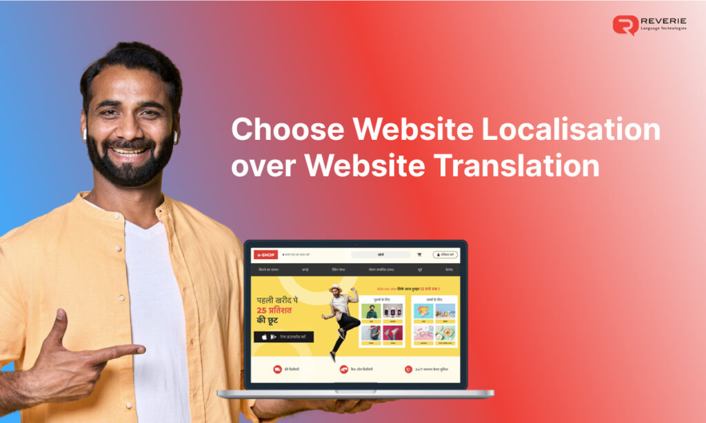 Website localisation over website translation
