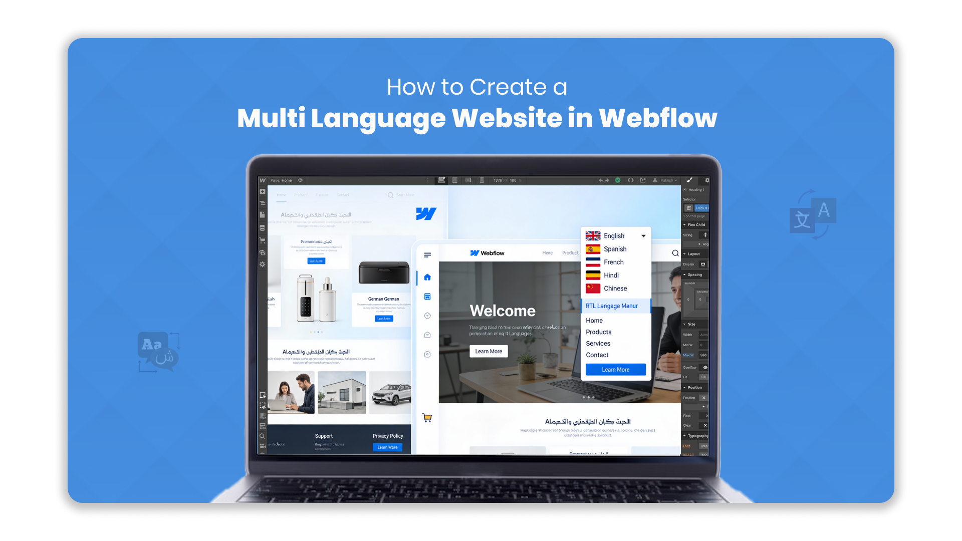 How to Create a Multi Language Website in Webflow